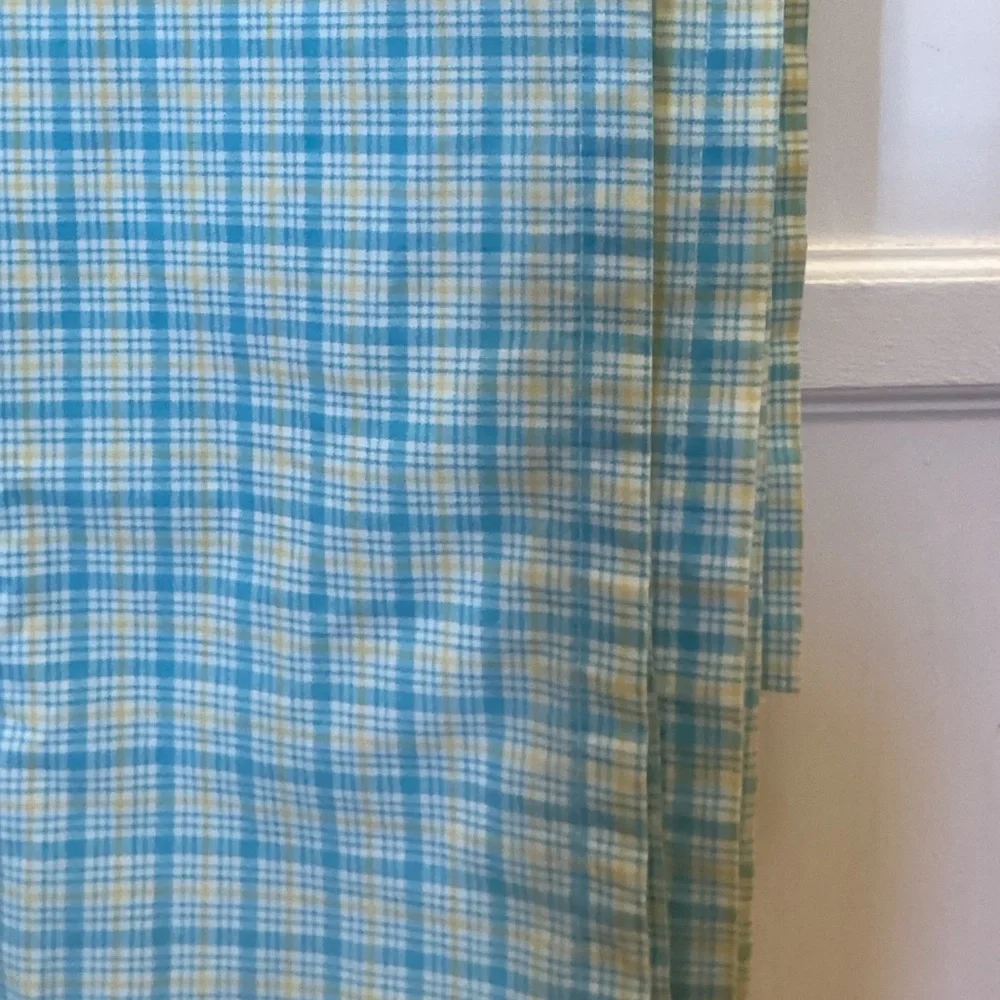 Vintage Westpoint Steven’s Plaid Flat Sheet/ fabric